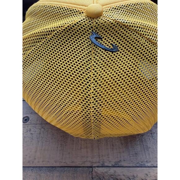 Los Angeles Dodgers Hat Cap Snap Back Mens One Size Yellow MLB Baseball Trucker - Picture 3 of 8